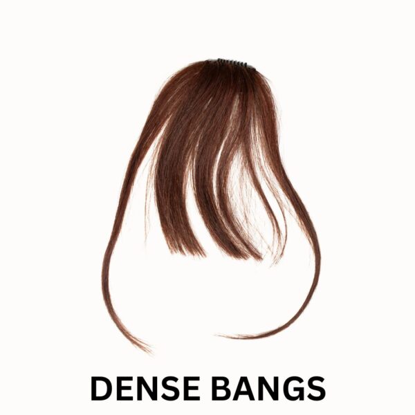 hair extensions dense bangs